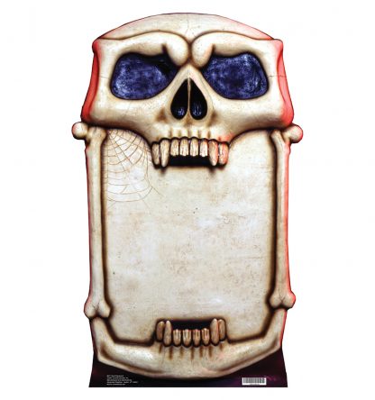 SU-671 Skull Sign Cardboard Cutout Standup