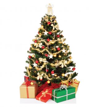 SU-707 Christmas Tree Lifesize Cardboard Cutout Standup