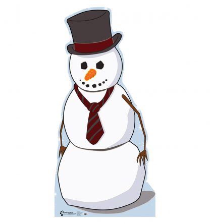 SU-738 Snowman Lifesize Cardboard Cutout Standup