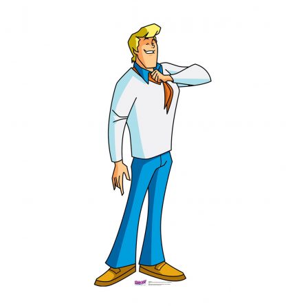 SU-2496 Mystery Inc. Fred Lifesize Cardboard Standup