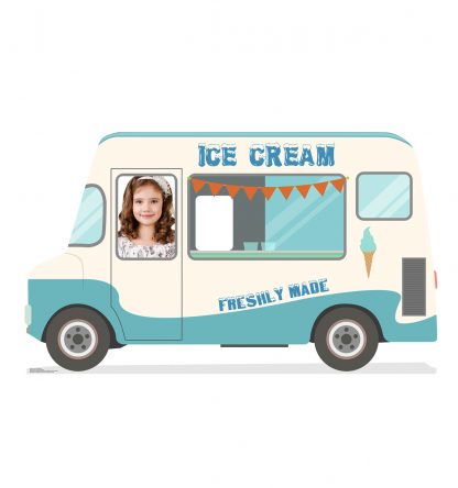 SU-2547 Ice Cream Truck Cardboard Cutout Stand-In
