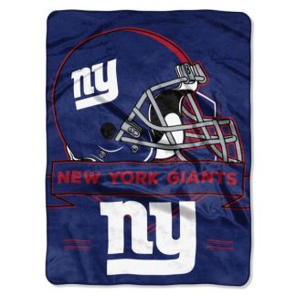 New York Giants Blanket 60x80 Raschel Prestige Design