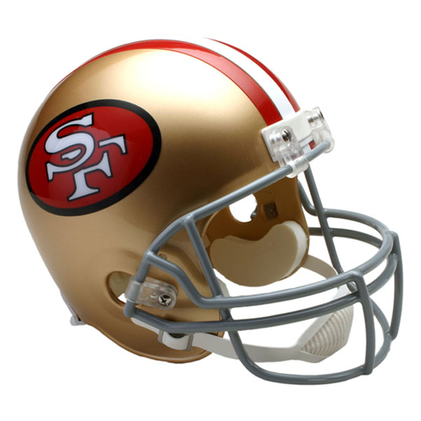 San Francisco 49ers Replica Throwback Helmet 64-95