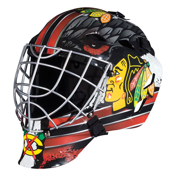 Ojibwe artist designs Chicago Blackhawks helmet for new goalie