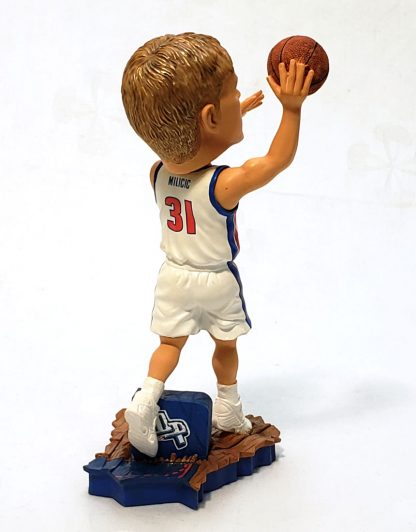 Detroit Pistons Darko Milicic White Jersey LE Bobblehead - Image 2