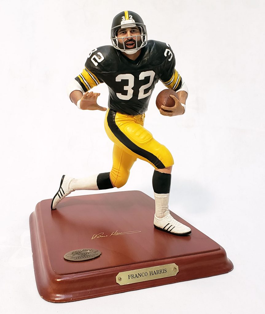 Pittsburgh Steelers Franco Harris Danbury Mint Statue