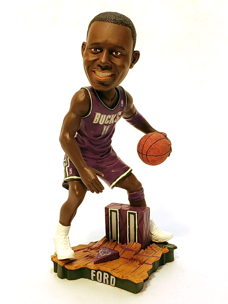 Milwaukee Bucks T.J. Ford Away Jersey LE Bobblehead SWIT Sports