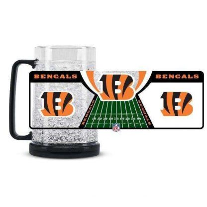 Cincinnati Bengals Crystal Freezer Mug