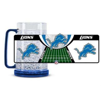 Detroit Lions Crystal Freezer Mug