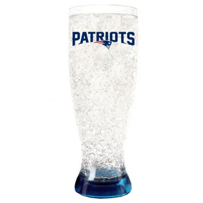 New England Patriots Crystal Freezer Pilsner