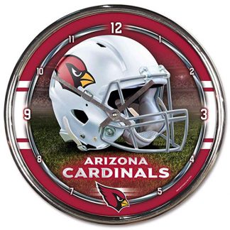 Arizona Cardinals Chrome Team Clock