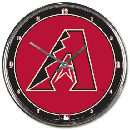 Arizona Diamondbacks Chrome Team Clock