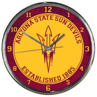 Arizona State University Chrome Team Clock