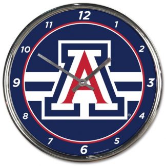 Arizona University Chrome Team Clock