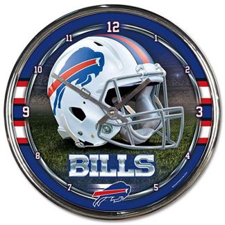 Buffalo Bills Chrome Team Clock