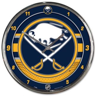 Buffalo Sabres Chrome Team Clock