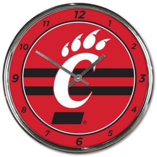 Cincinnati University Chrome Team Clock