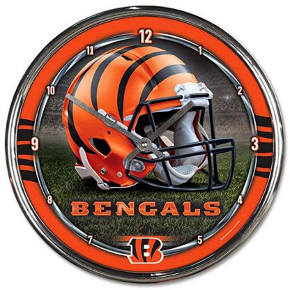 Cincinnatti Bengals Chrome Team Clock