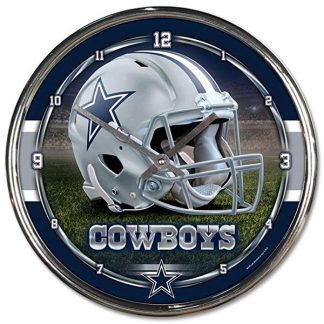 Dallas Cowboys Chrome Team Clock
