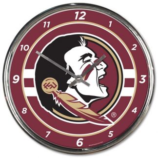 Florida State University Chrome Team Clock