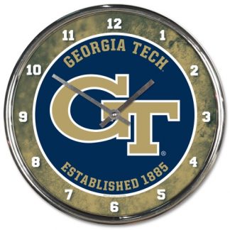 Georgia Tech Chrome Team Clock