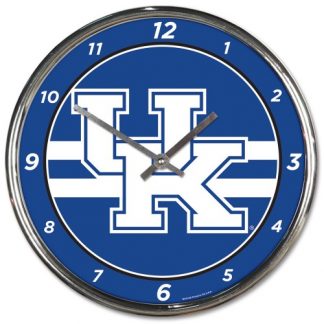 Kentucky University Chrome Team Clock