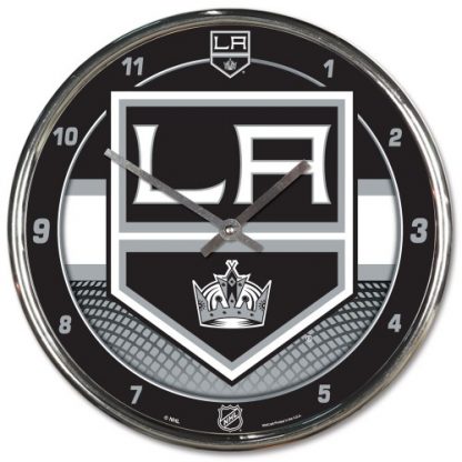 Los Angeles Kings Chrome Team Clock