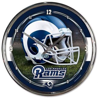 Los Angeles Rams Chrome Team Clock