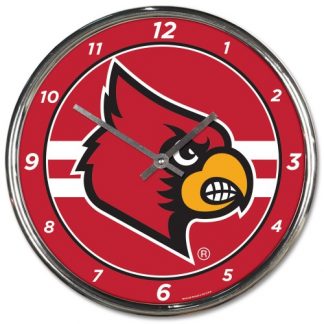 Louisville University Chrome Team Clock