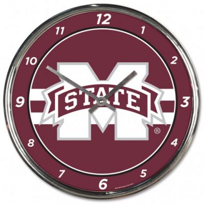 Mississippi State University Chrome Team Clock