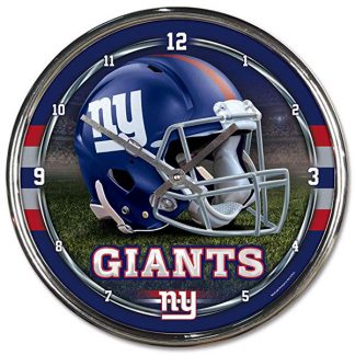 New York Giants Chrome Team Clock