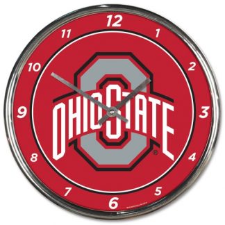 Ohio State University Chrome Team Clock