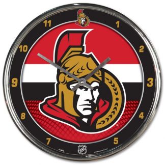Ottawa Senators Chrome Team Clock