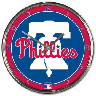 Philadelphia Phillies Chrome Team Clock