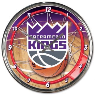 Sacramento Kings Chrome Team Clock
