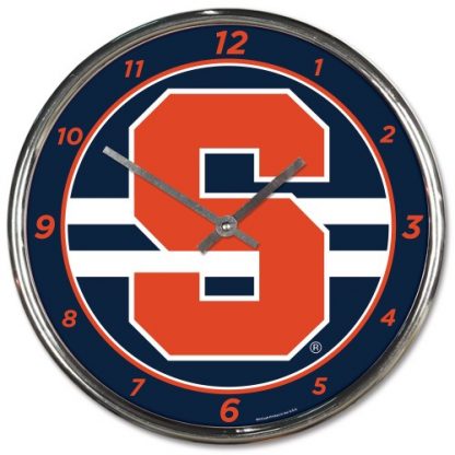 Syracuse University Chrome Team Clock
