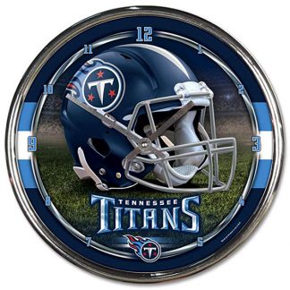 Tennessee Titans Chrome Team Clock