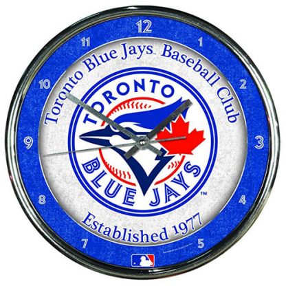 Toronto Blue Jays Chrome Team Clock