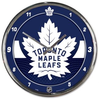 Toronto Maple Leafs Chrome Team Clock