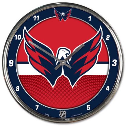 Washington Capitals Chrome Team Clock