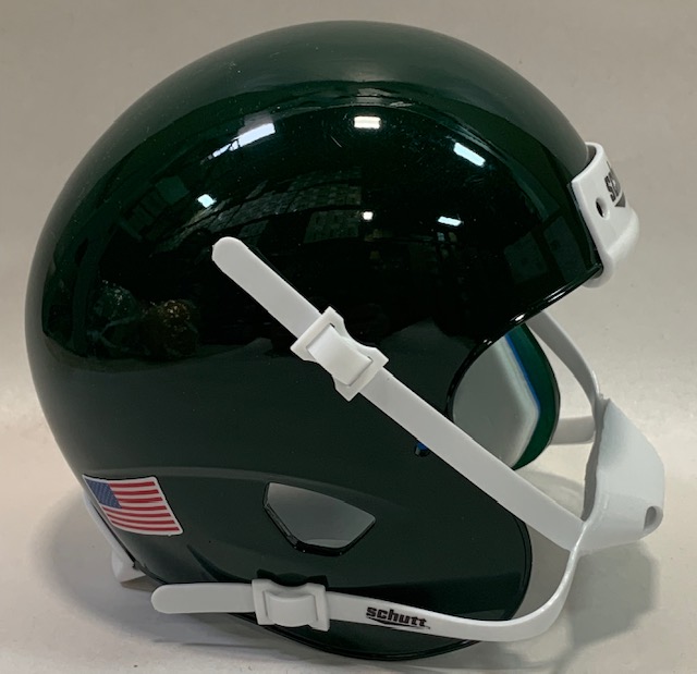Schutt XP Blank Mini Football Helmet Shell Dark Green - SWIT Sports
