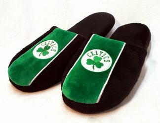 Boston Celtics Stripe Slippers