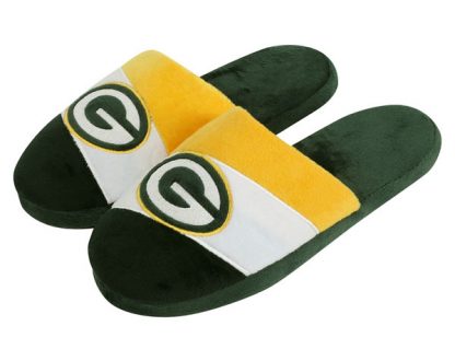 Green Bay Packers Colorblock Slippers