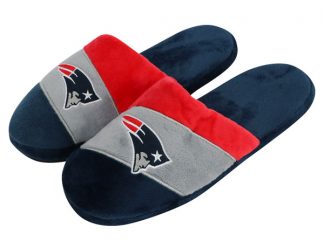 New England Patriots Colorblock Slippers