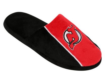 New Jersey Devils Stripe Slippers