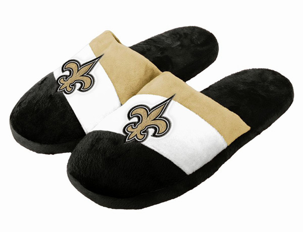 men's saints slippers