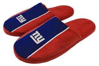 New York Giants Stripe Slippers