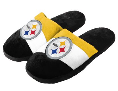Pittsburgh Steelers Colorblock Slippers