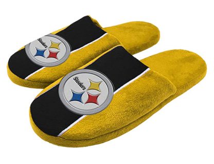 Pittsburgh Steelers stripe slippers