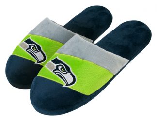 Seattle Seahawks Colorblock Slippers